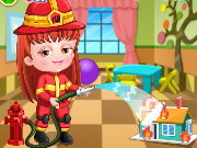 Baby Hazel Firefighter Dressup Game