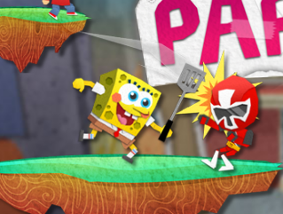 SpongeBob Paper Battle Game