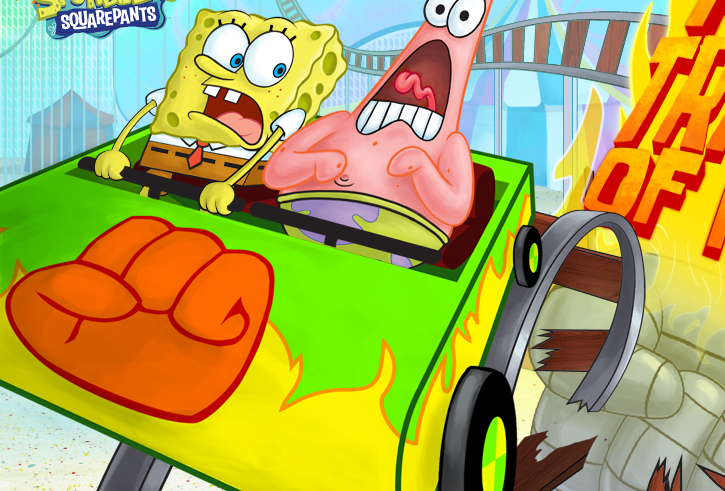 Spongebob Fiery Tracks Of Fury Game