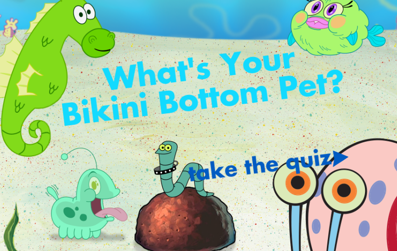 What your Bikini Bottom Pet Game