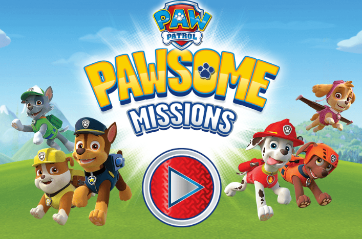 PAW Patrol PAWsome Missions Game