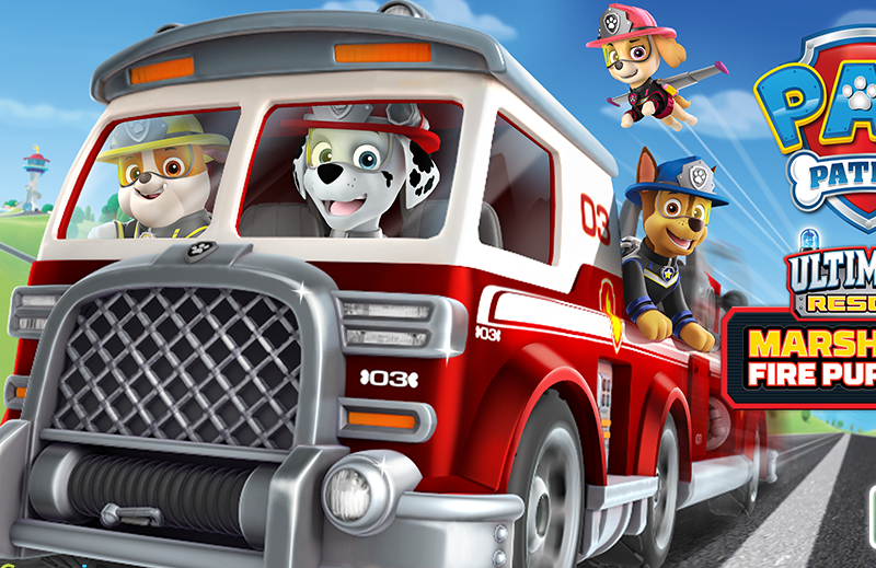 Paw Patrol Marshalls Fire Pup Team Game