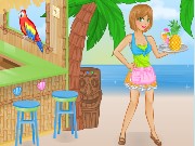 Tiki Cafe Waitress Game