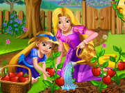 Rapunzel Mommy Gardening