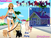 Dog Walking Dress Up Game