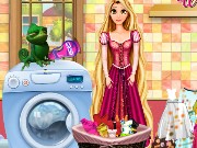 Rapunzel Washing Clothes