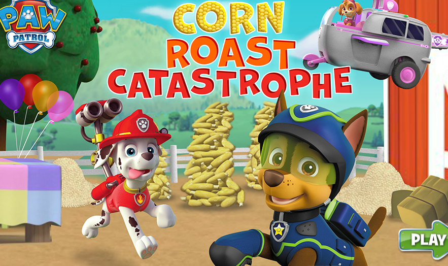 PAW Patrol Corn Roast Catastrophe Game