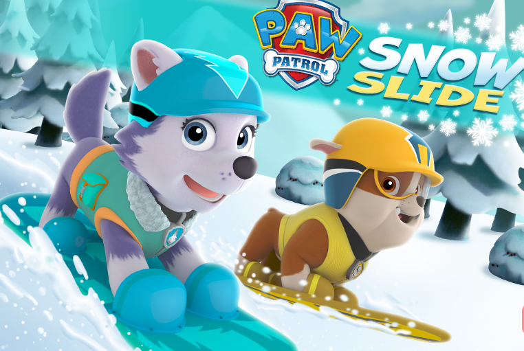 PAW Patrol Snow Slide Game