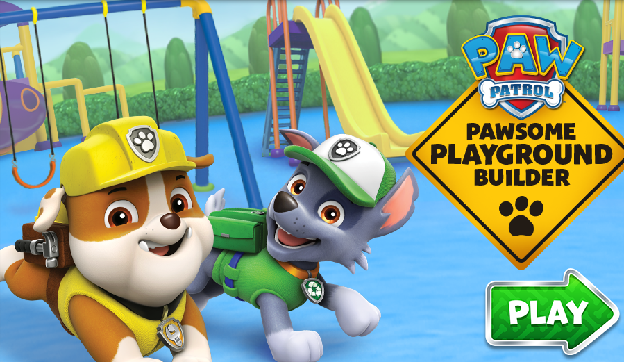 PAW Patrol AWsome Playground Builder Game