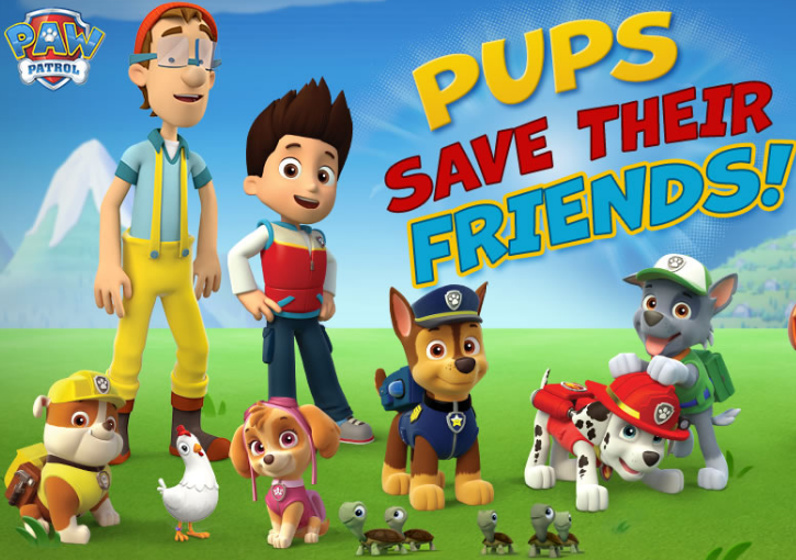 Paw Patrol Pups Save The Friends