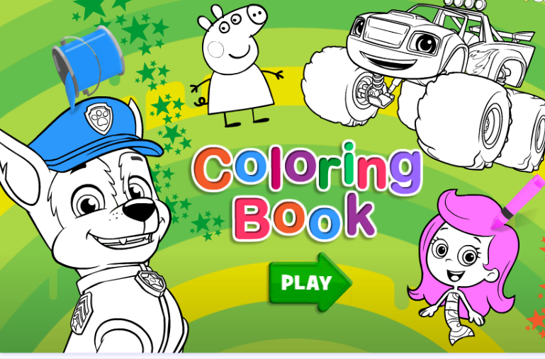 Paw Patrol: Coloring Book Game