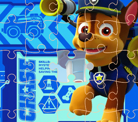 Paw Patrol Puzzle Chase Game