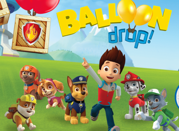 Paw Patrol Balloon Drop Game