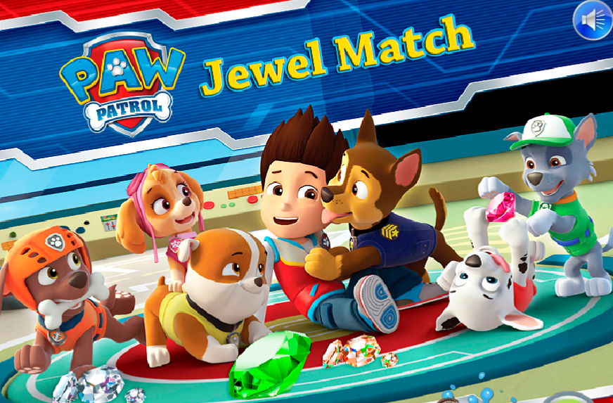 Paw Patrol Jewel Match