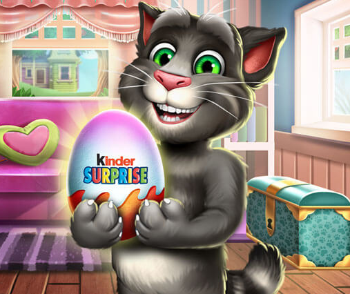 Talking Tom Kinder Surprise Game