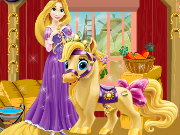 Rapunzel Pony Care Game