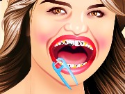 Selena Gomez At Dentist Game