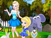 Baby Elsa Forest Trip Game