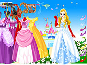 Wonderland Gown Dressup Game