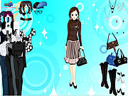 Black and White Dressup Game