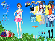 Spring Leaves Dressup Game