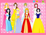 Disney Princess Dress up Game