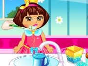 Dora Baby Caring Game