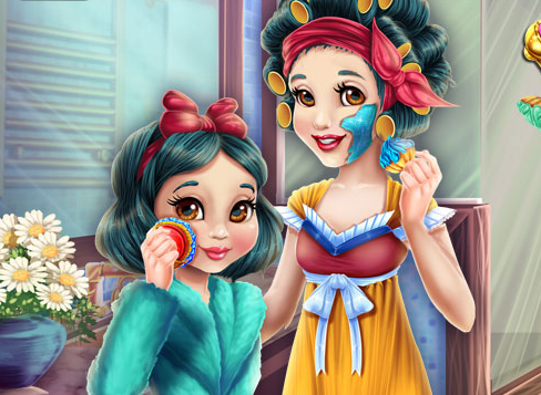 Snow White Mommy Real Makeover Game