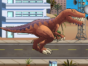 T-Rex Rampage Prehistoric Pizza Game