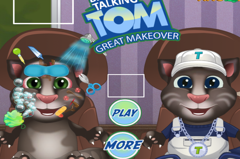 Talking Tom Great Makeover Game