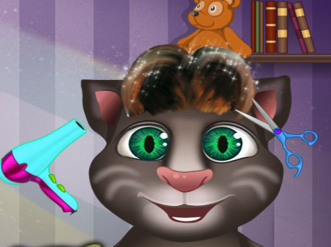 Baby Talking Tom Hair Salon Game