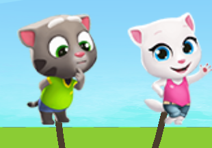 TalkingTom & Angela Jump Game