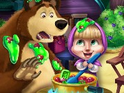 Masha and Bear Kitchen Mischief Game
