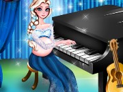 Pregnant Elsa Piano Performasnce Game