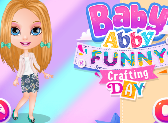 Baby Abby Funny Crafting Day Game