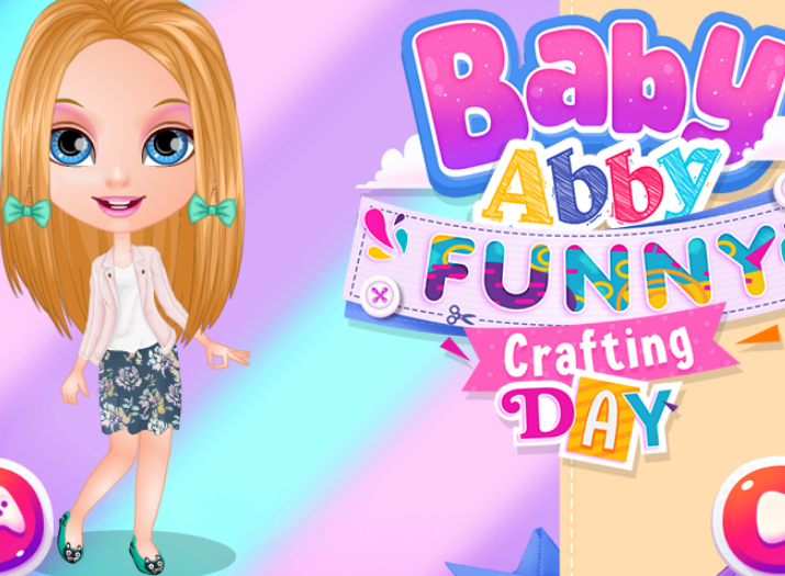 Baby Abby Funny Crafting Day