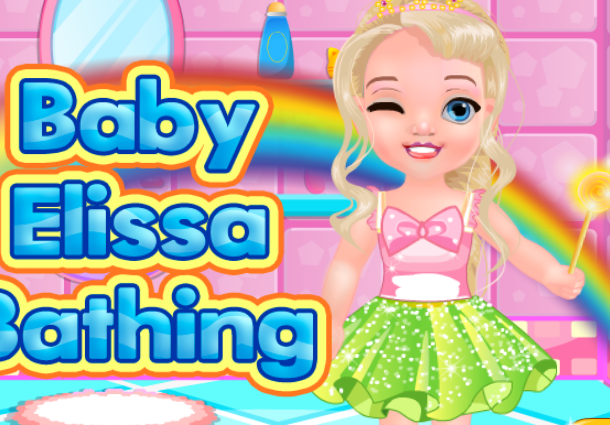 Baby Elissa Bathing Game