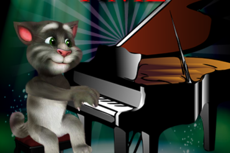 Talking Tom Piano Time Game