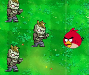 Red Bird Vs Zombies Game
