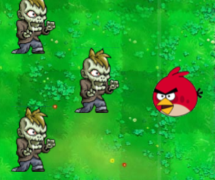 Red Bird Vs Zombies