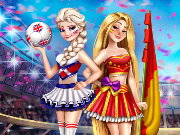 Princesses at World Championship 2018 Game