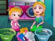 Baby Hazel Laundry Time