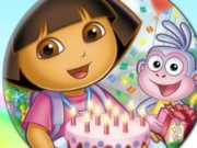 Dora Round Puzzle Game