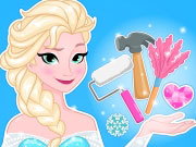 Elsa Frozen House Makeover Game