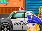 Clean up police car