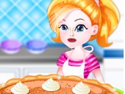 Cooking Peaches Cream Pie