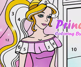 Princess Coloring By Number