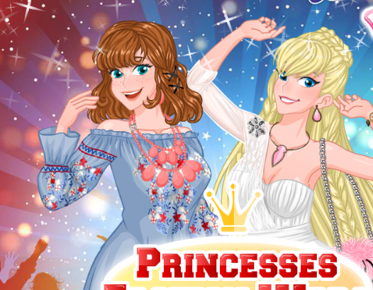 Princesses Fashion Wars Feathers VS Denim Game