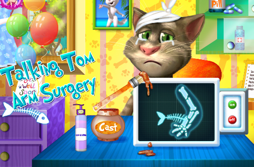 Talking Tom Arm Surgery Game