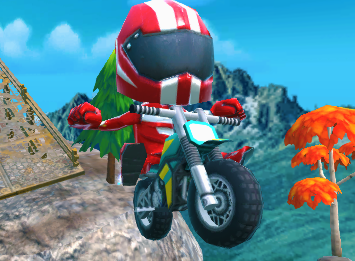 Crazy 2 Player Moto Racing Game